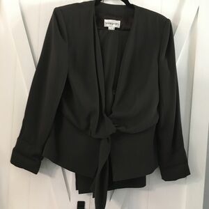 Bloomingdales blazers and pants set. S – 10, black.